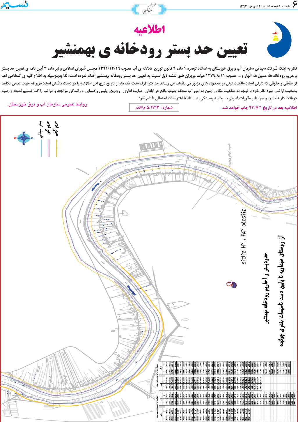 صفحه گوناگون روزنامه نسیم شماره 888